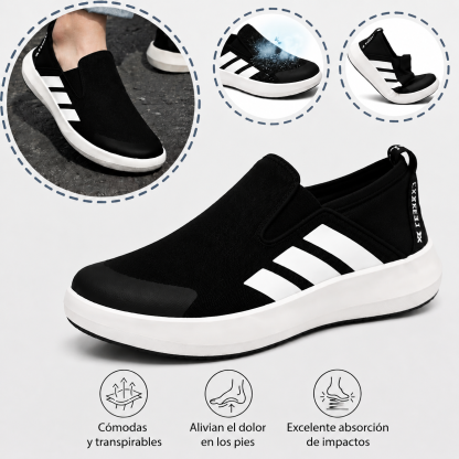 ⏰ Último día, 50% de descuento - ¡No te lo pierdas! ✅️ Zapatos premium sin cordones, con soporte para el arco del pie, ayudan a aliviar el dolor de pies - Diseño ergonómico