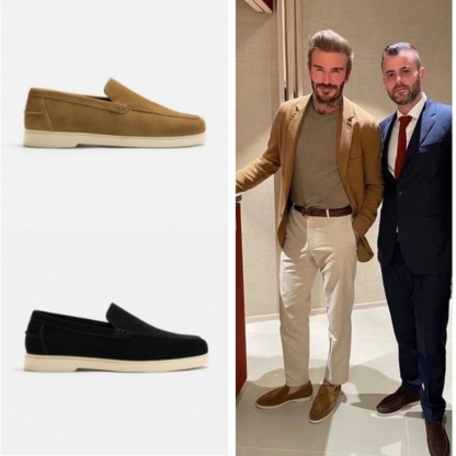 (⏰¡Último día 50% de descuento - no te lo pierdas!)🔥 Los mismos zapatos casuales ergonómicos de Beckham👞 Cosidos a mano✅ Soporte de arco, caminata cómoda