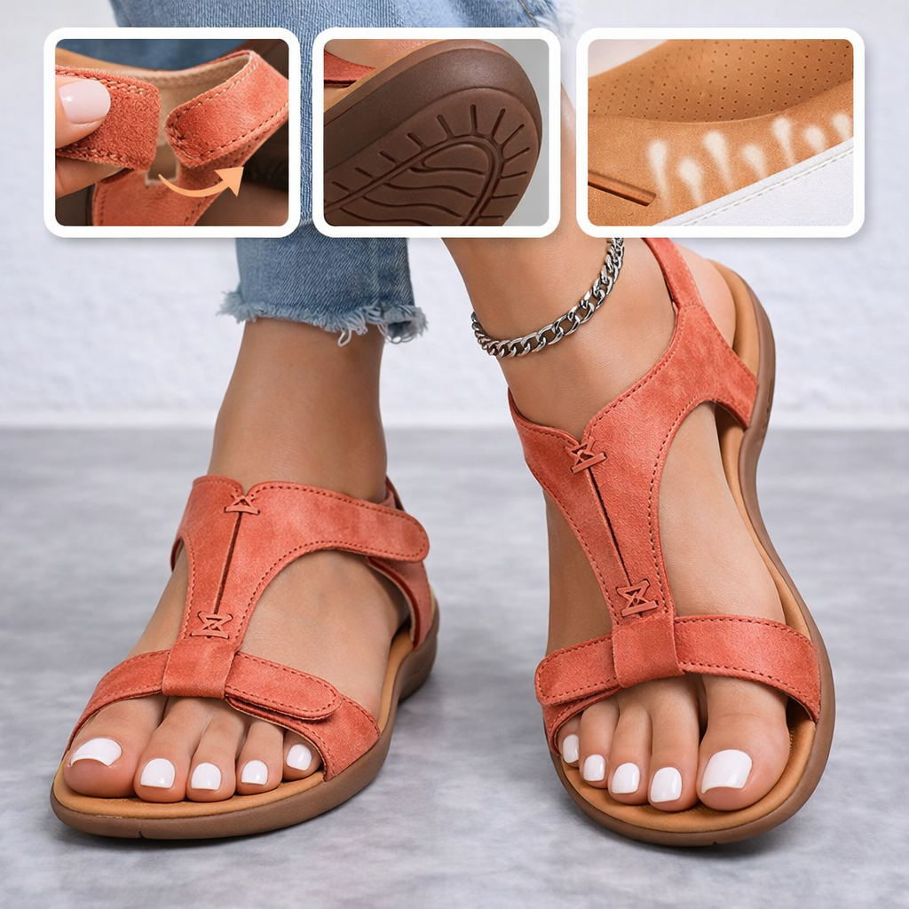 (⏰50% de descuento hoy, no te lo pierdas) Sandalias ortopédicas ergonó