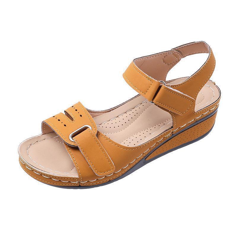 (⏰50% de descuento hoy, no te lo pierdas) Sandalias ortopédicas de diseño ergonómico, cosidas a mano + suela antideslizante ✅ Soporte de arco: caminar cómodo