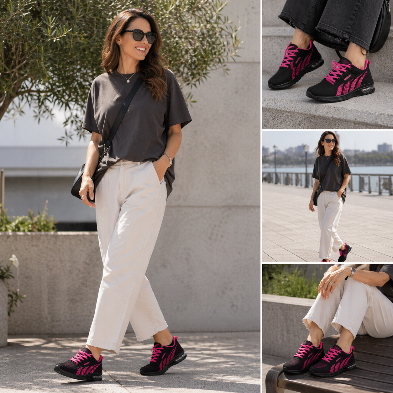 (🔥50% de descuento hoy - ¡no te lo pierdas!) ⏰Zapatillas ortopédicas suaves y cómodas con colchón de aire ✅ (soporte para el arco, alivia las molestias)