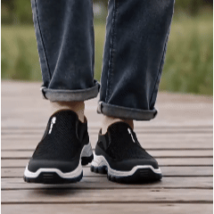 🔥 ¡50% de descuento hoy! 👞 Zapatos cómodos para caminar para hombre ✅ Alivian el dolor de pies ✅ Ligeros y transpirables, cómodos para caminar todo el día.