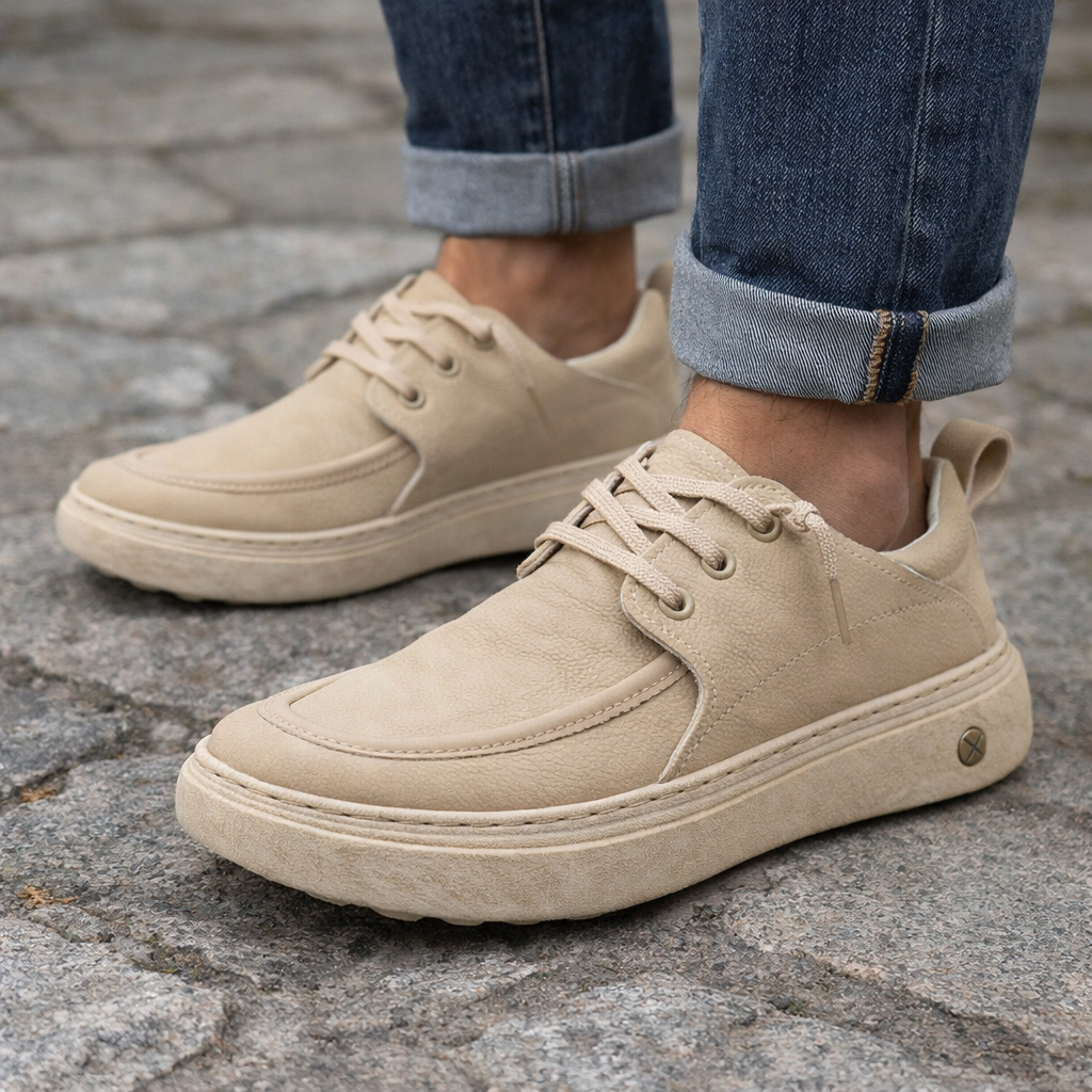 🔥 Zapatos de piel de becerro para hombre, cosidos a mano en Australia 👞 Alivio inteligente del dolor impulsado por IA, fácil de poner y quitar ✅ Correctivo integral: impermeable y antideslizante