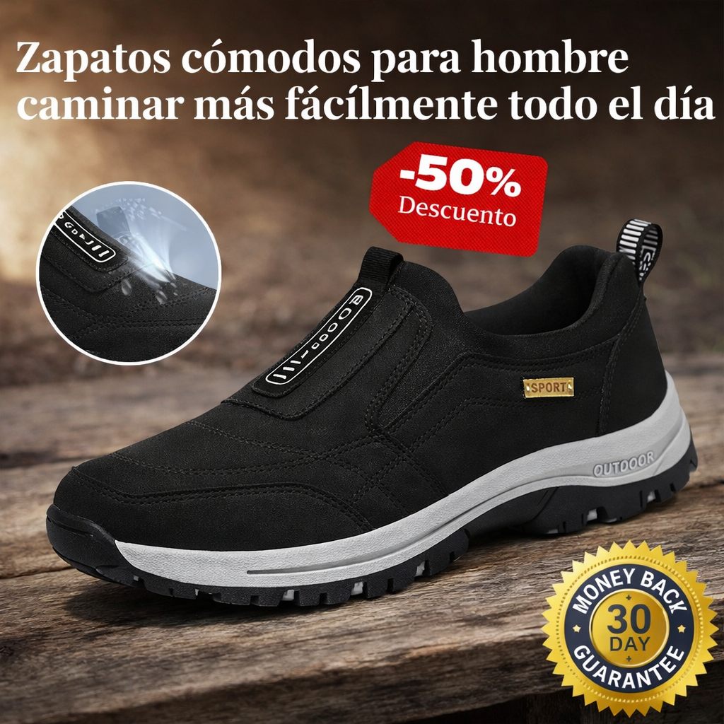 🔴Zapatos de ante de alta calidad🦶Alivian el dolor de pies y la fascitis - Impermeables y antideslizantes✅Todas las tallas disponibles