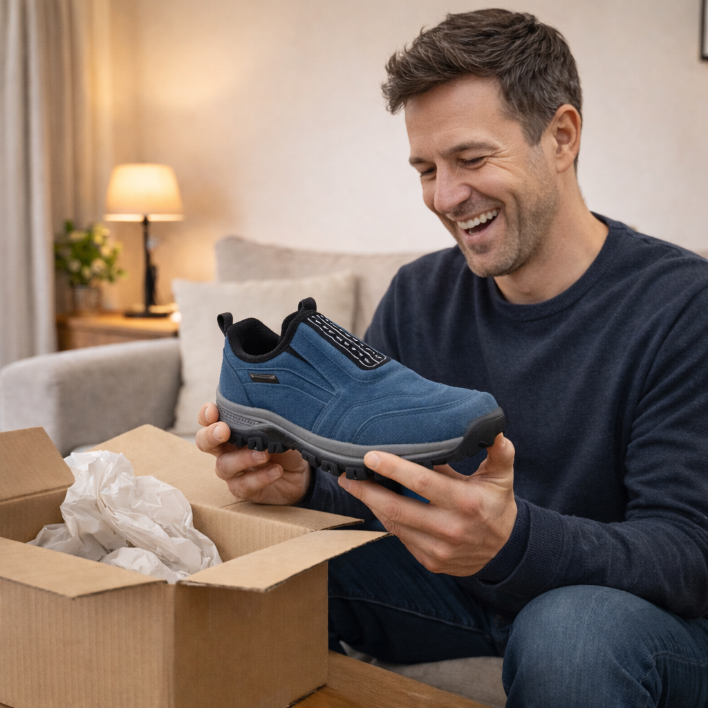 🔴Zapatos de ante de alta calidad🦶Alivian el dolor de pies y la fascitis - Impermeables y antideslizantes✅Todas las tallas disponibles