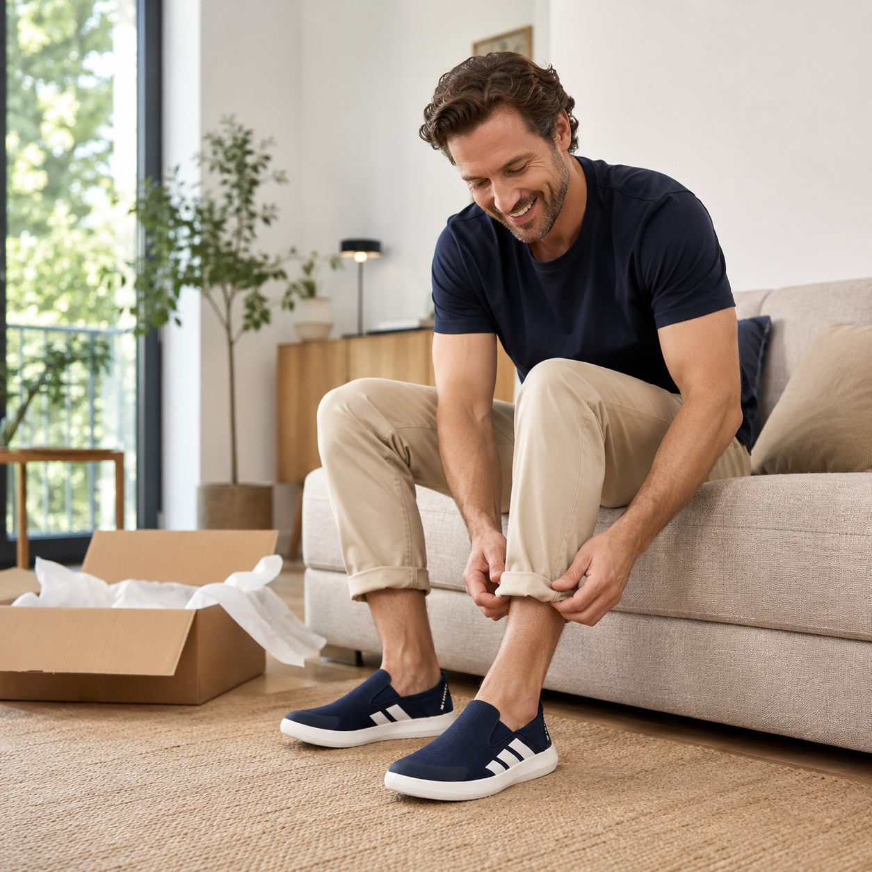 ⏰ Último día, 50% de descuento - ¡No te lo pierdas! ✅️ Zapatos premium sin cordones, con soporte para el arco del pie, ayudan a aliviar el dolor de pies - Diseño ergonómico