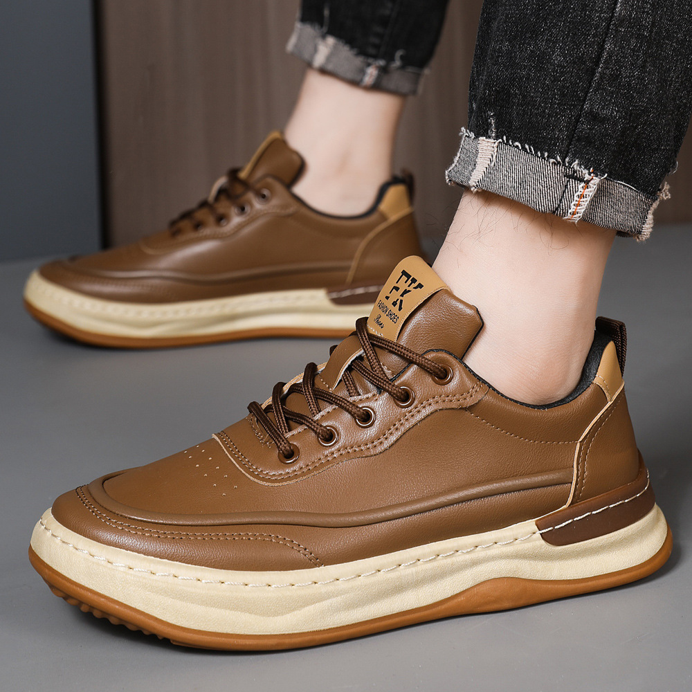 (🎉50% de descuento hoy, no te lo pierdas) 🐂 Zapatos ortopédicos de piel de becerro australiana para hombre 👞Cosidos a mano, impermeables y antideslizantes ✅Soporte de arco: Caminar cómodo