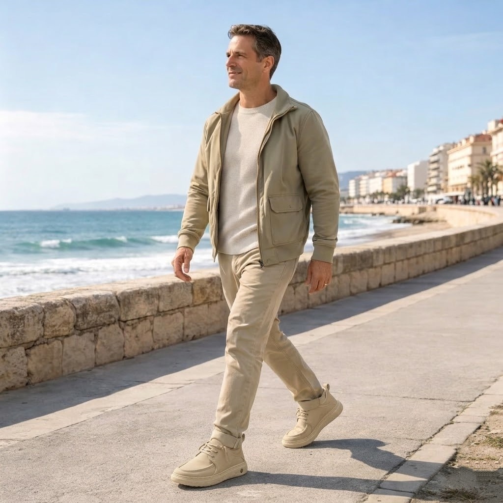 🔥 Zapatos de piel de becerro para hombre, cosidos a mano en Australia 👞 Alivio inteligente del dolor impulsado por IA, fácil de poner y quitar ✅ Correctivo integral: impermeable y antideslizante