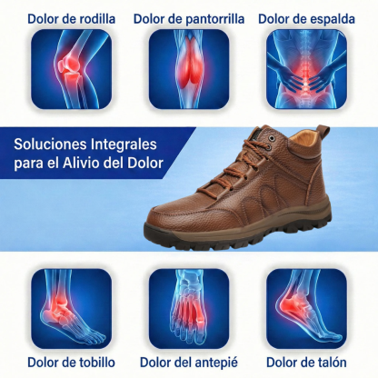 🎁Oferta por tiempo limitado🐂 Zapatos ortopédicos para hombre, hechos de piel de becerro australiana👞 Cosidos a mano, impermeables y antideslizantes✅, con soporte para el arco: caminar cómodamente.
