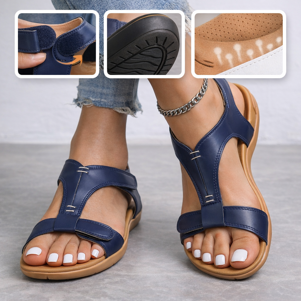 (⏰50% de descuento hoy, no te lo pierdas) Sandalias ortopédicas ergonó