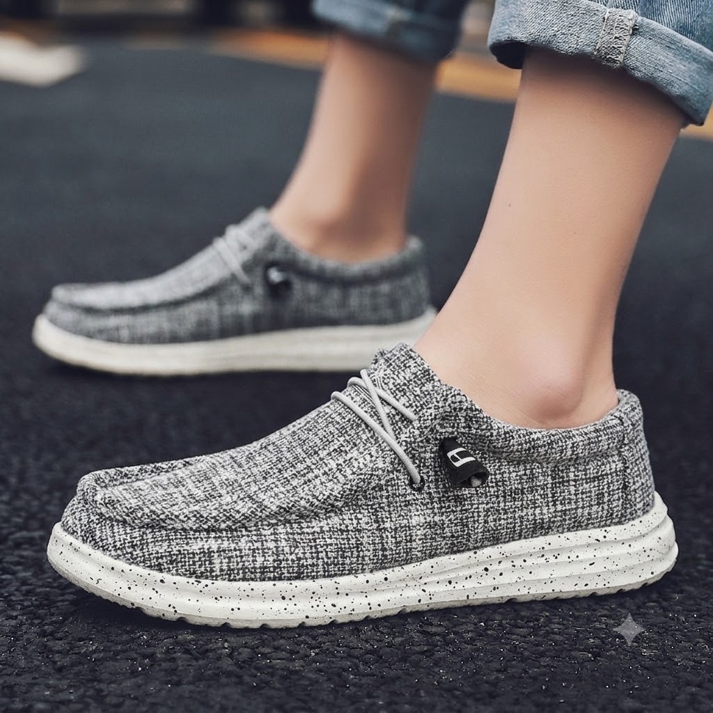 🎉 ¡Oferta por tiempo limitado! 👞 Zapatos casuales de verano para hombre  | Ultraligeros y transpirables  ✅ Diseño slip-on, fáciles de poner y quitar  👣 Suela suave y antideslizante  🚶 Con soporte para el arco para caminar cómodamente todo el día