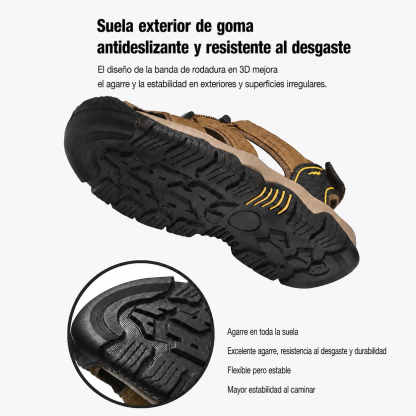 ⏰ ¡Solo hoy! ¡50 % de descuento! ✅️ Sandalias artesanales de cuero vacuno australiano de primera calidad con soporte para el arco del pie: alivian el dolor de pies y cuentan con un diseño ergonómico.