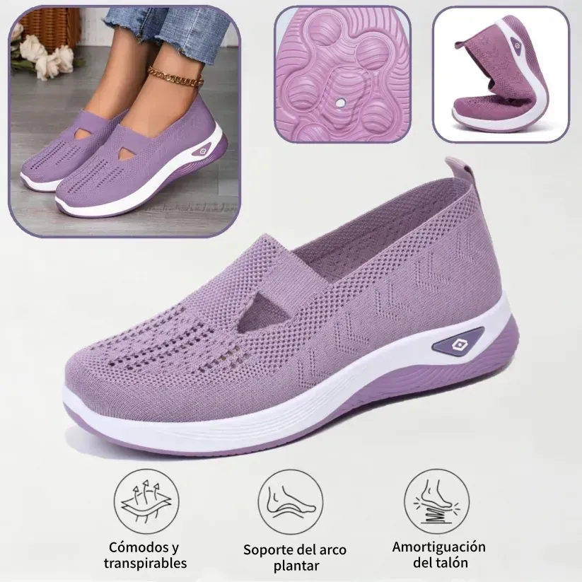 ⏰ ¡Último día! 50% de descuento 👟 Zapatos ortopédicos ergonómicos de verano | Transpirable y ligero ✅ Alivia el dolor de pies | Fácil de poner y quitar