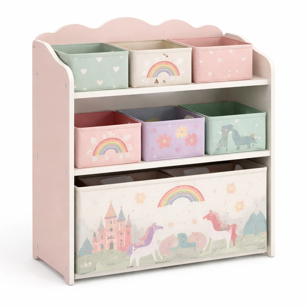 tagre de rangement bleu nuit et gris-Rovtravo