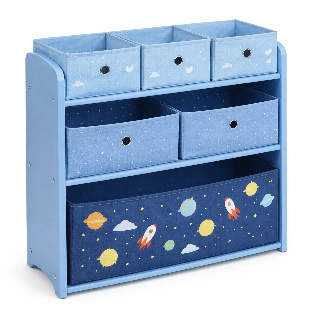 tagre blanche avec bacs bleus ciel-Rovtravo