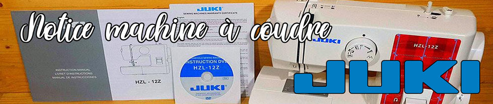 Notice machine &agrave; coudre juki