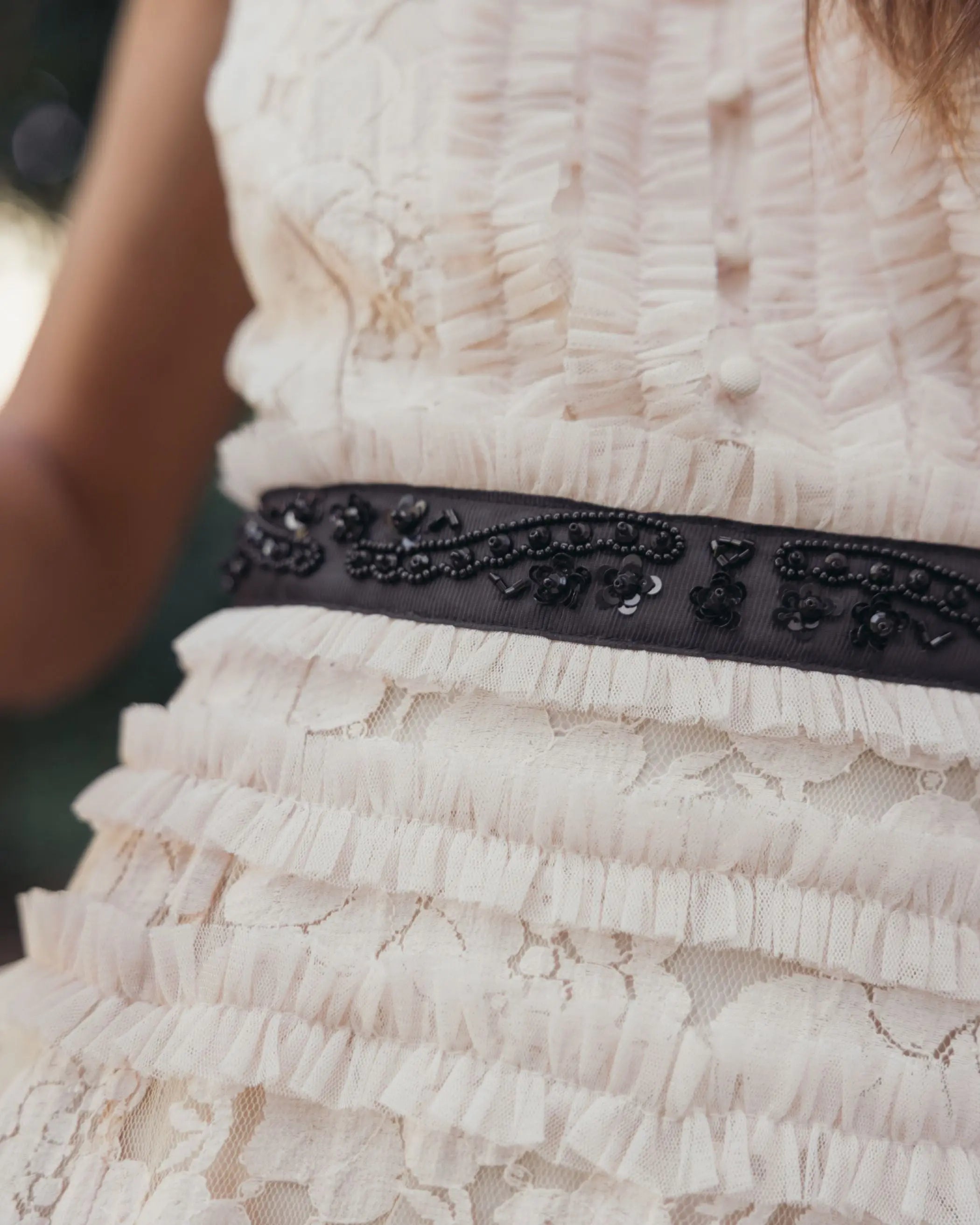 Pink Lace Tiered Midi Dress with Bow Straps-Myartka