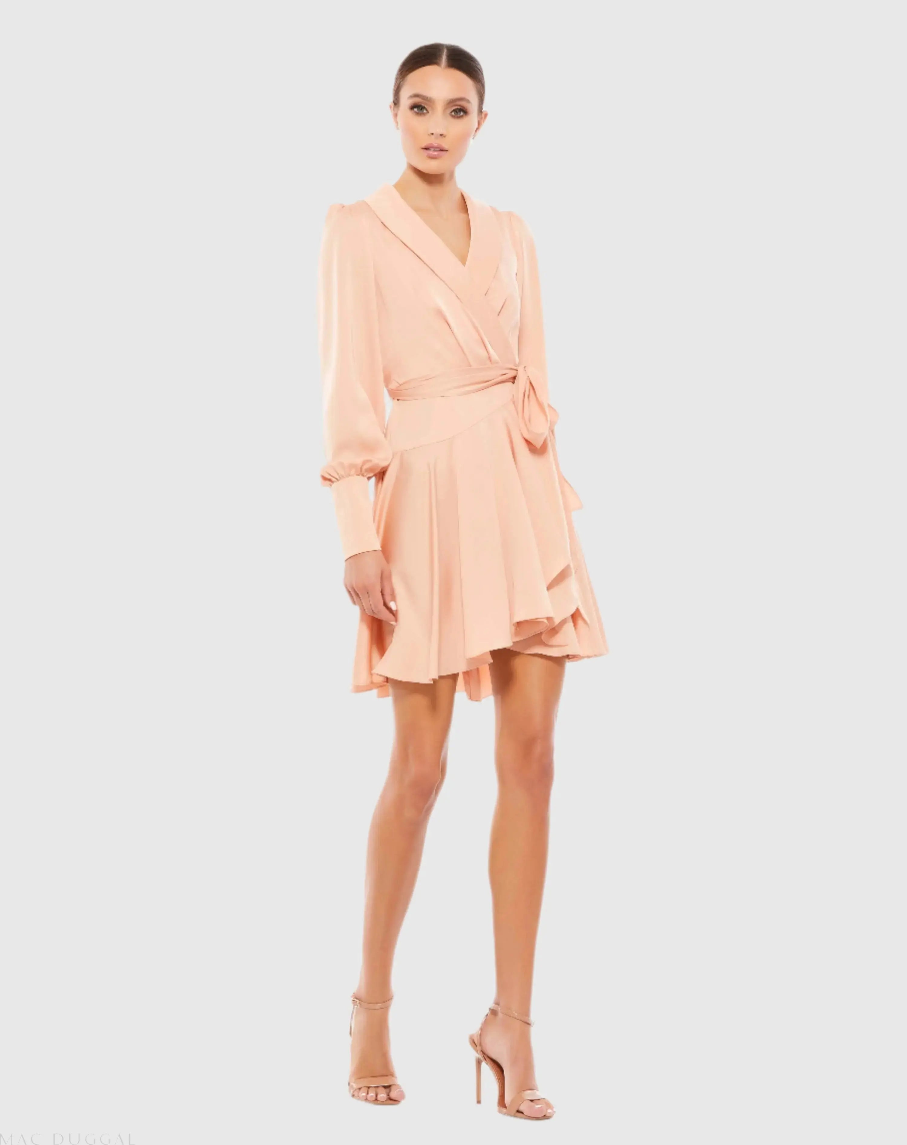 Short Wrap Dress-Myartka