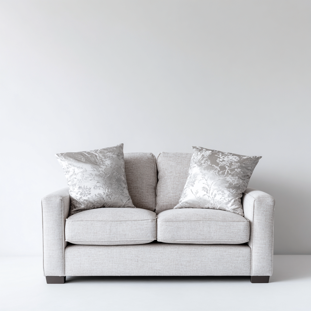 Divano a due posti-tessuto-160x90x85 cm-grigio chiaro-stile moderno- Havengetyard