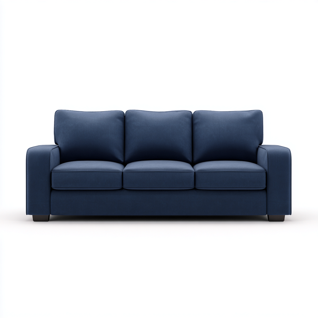 Divani a 3 posti-tessuto-220x92x82cm-blu navy-stile moderno- Havengetyard