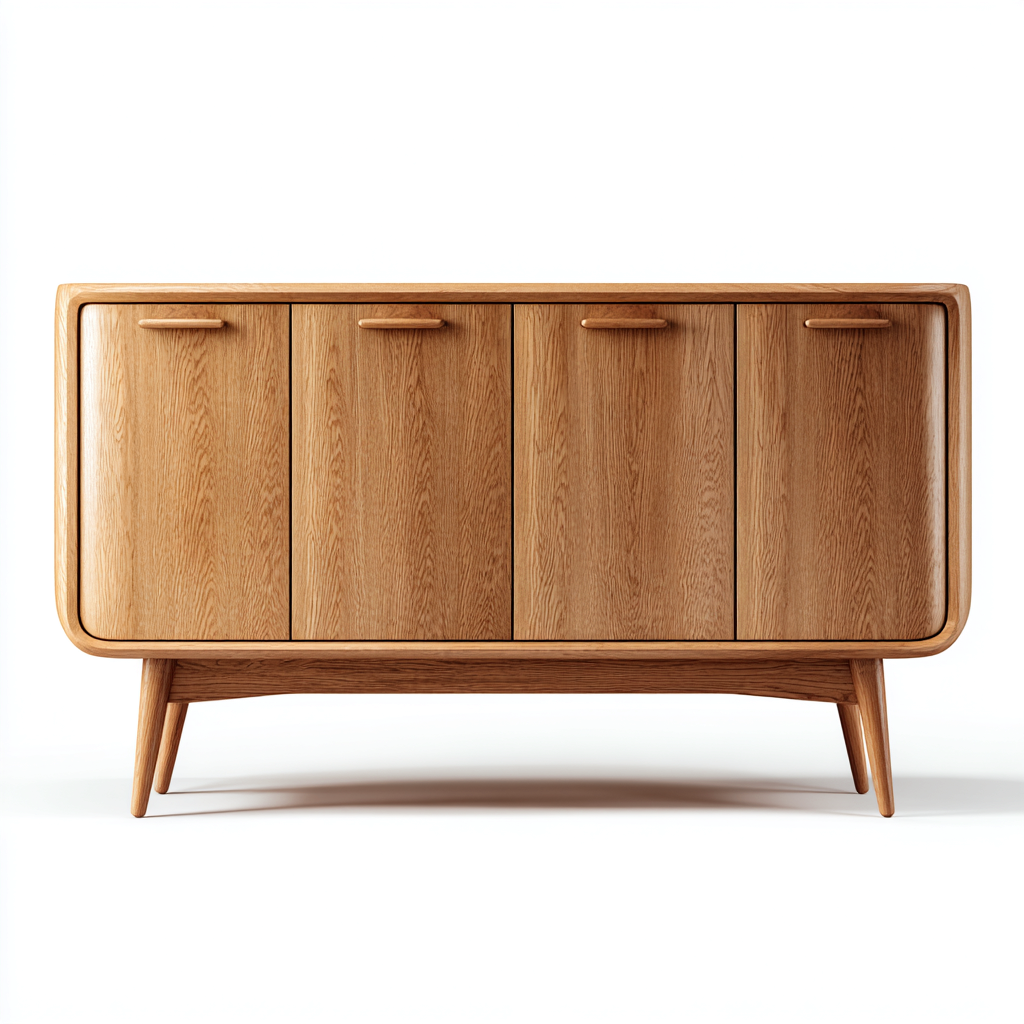 Credenza legno 150x40x85 cm - marrone - adatta al soggiorno - design moderno- Havengetyard