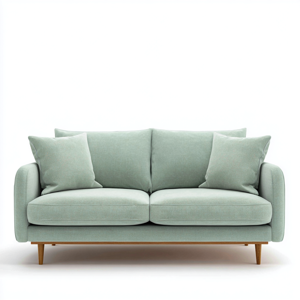 Divano a due posti tessuto 165x90x92 cm - verde - stile moderno- Havengetyard