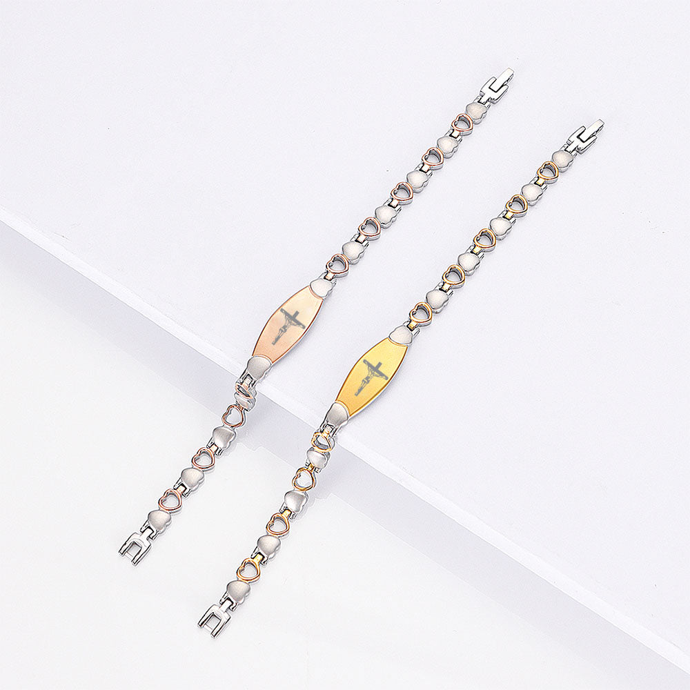 Women's Jesus cross bracelet-BUNNYKACHU