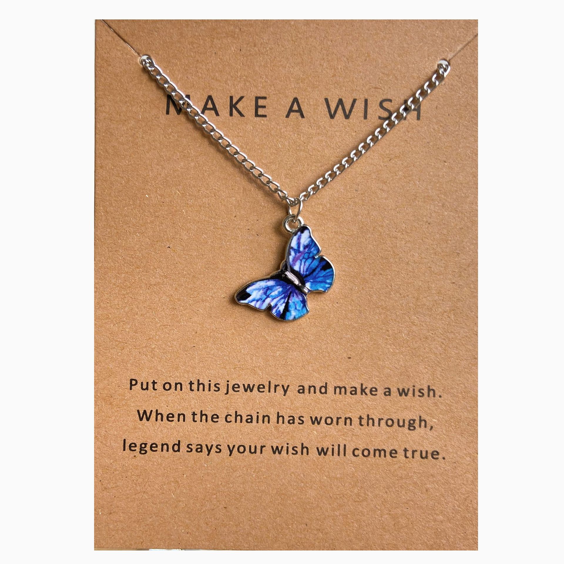 Bohemian fashion butterfly necklace-BUNNYKACHU