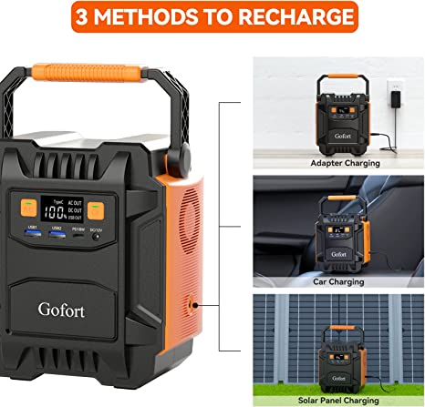 FlashFish A201 Portable Power Station | 200W + 172.8Wh Solar Generator