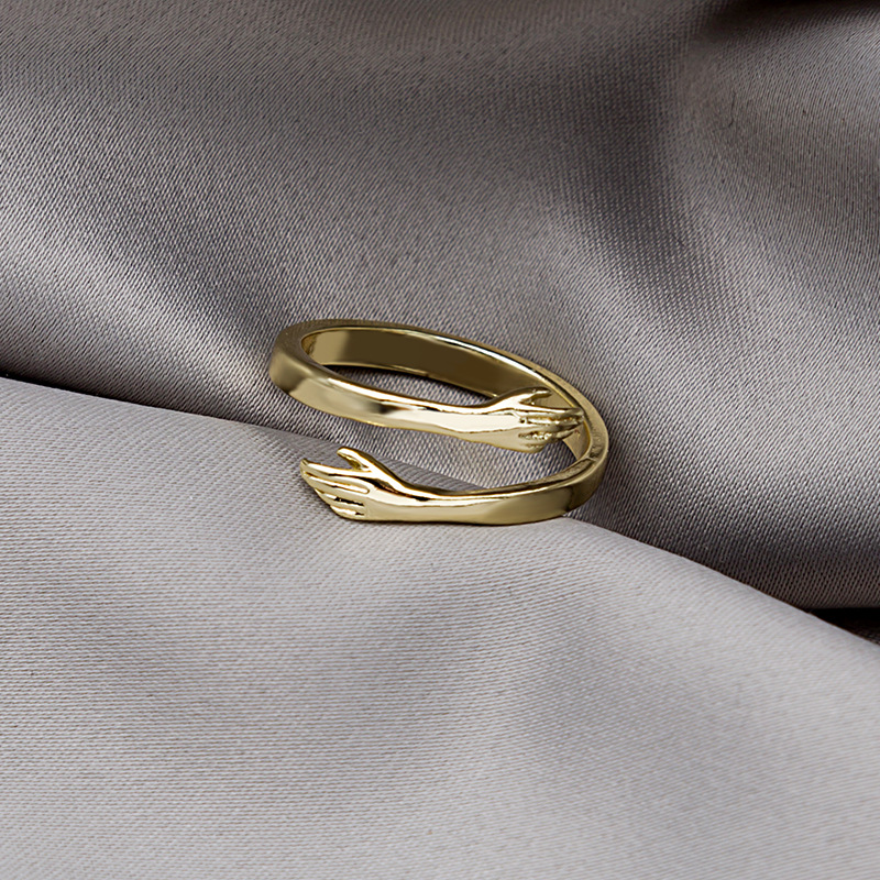 Adjustable Couple Hug Ring-BUNNYKACHU