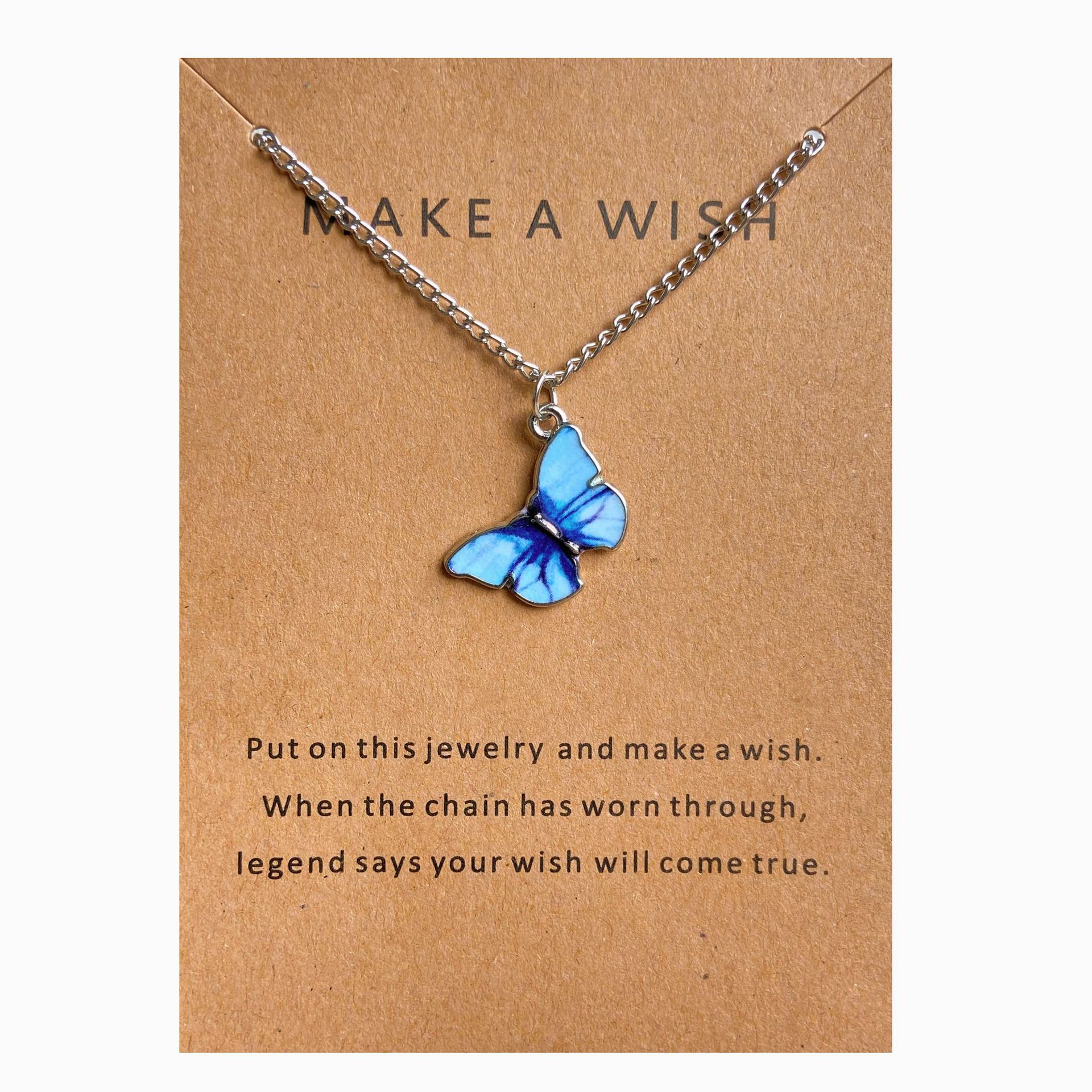 Bohemian fashion butterfly necklace-BUNNYKACHU