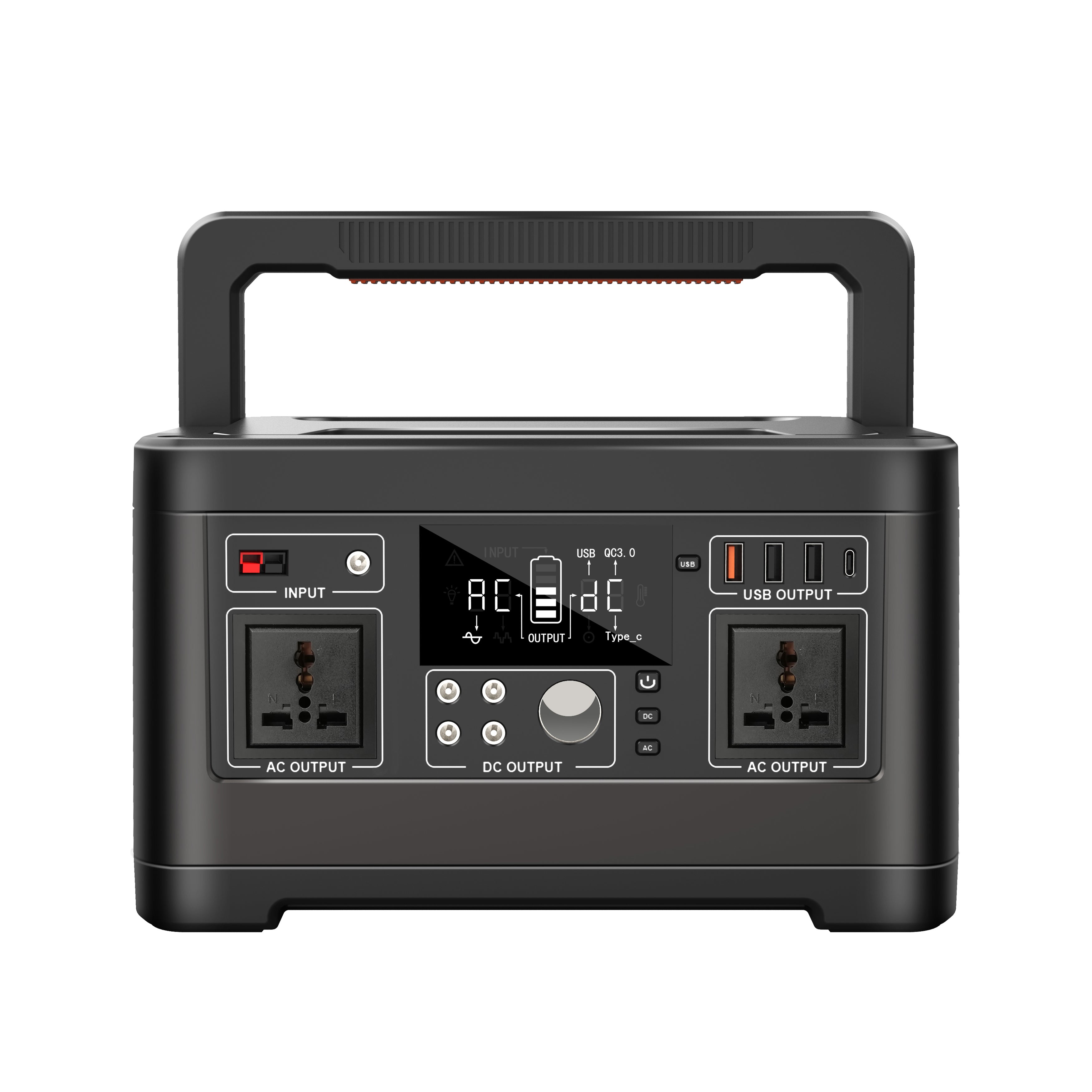 FlashFish P63 Portable Power Station | 500W+520Wh High-Capacity Backup