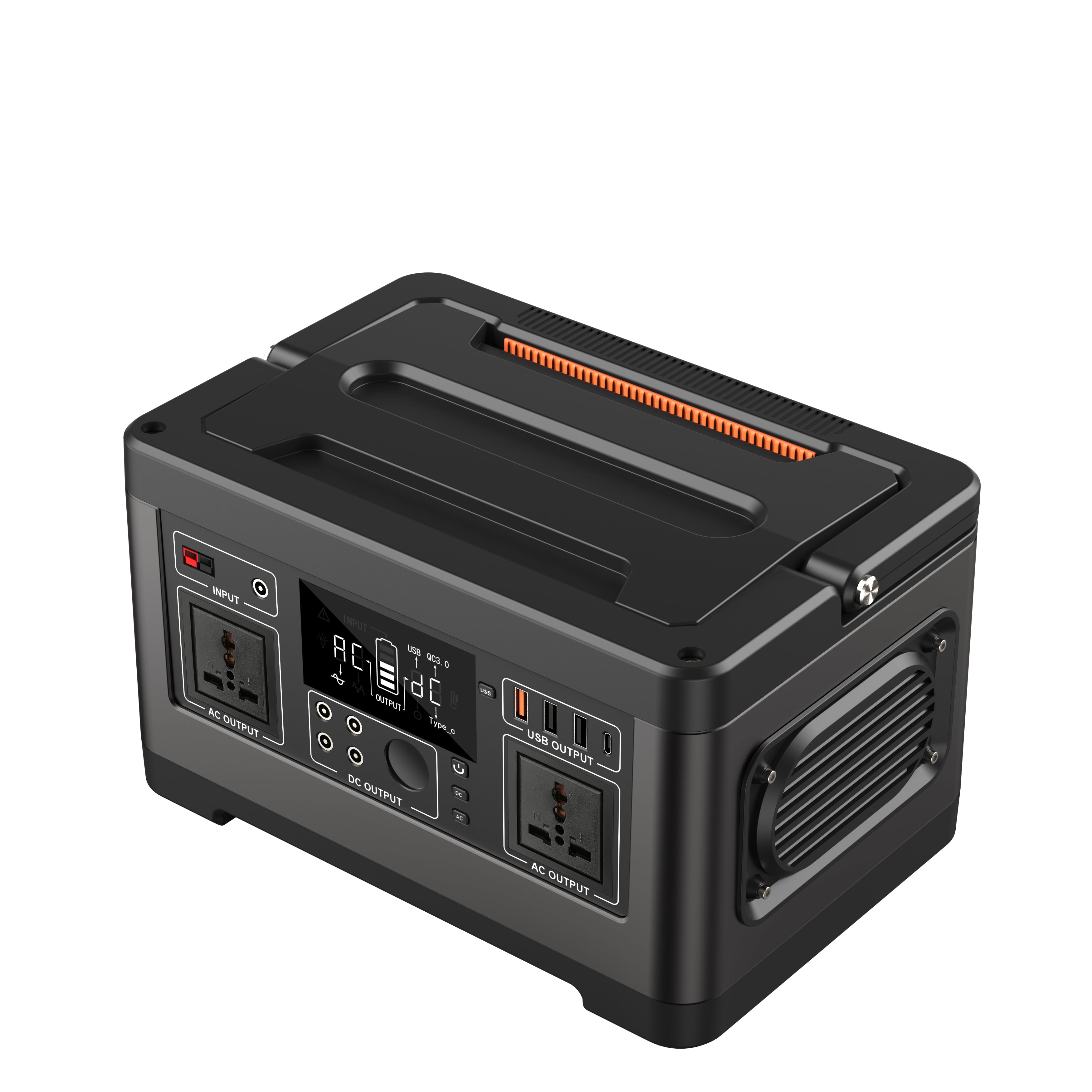 FlashFish P63 Portable Power Station | 500W+520Wh High-Capacity Backup