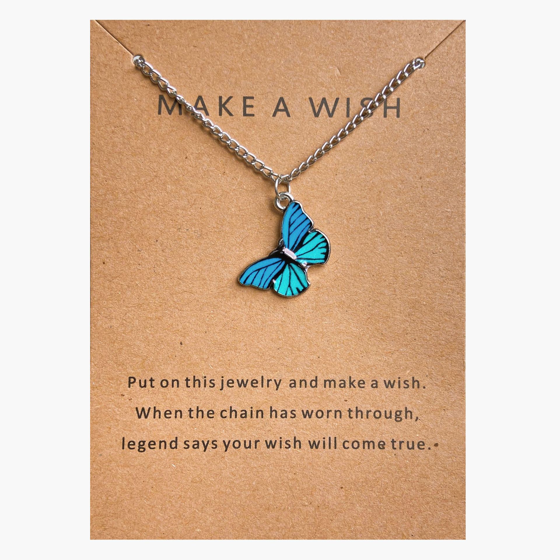 Bohemian fashion butterfly necklace-BUNNYKACHU