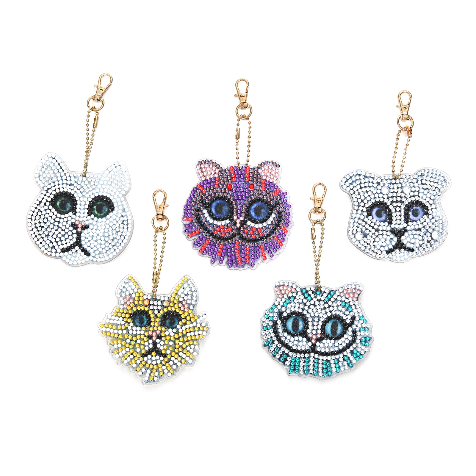 DIY diamond painting keychainSticker Kit-BUNNYKACHU