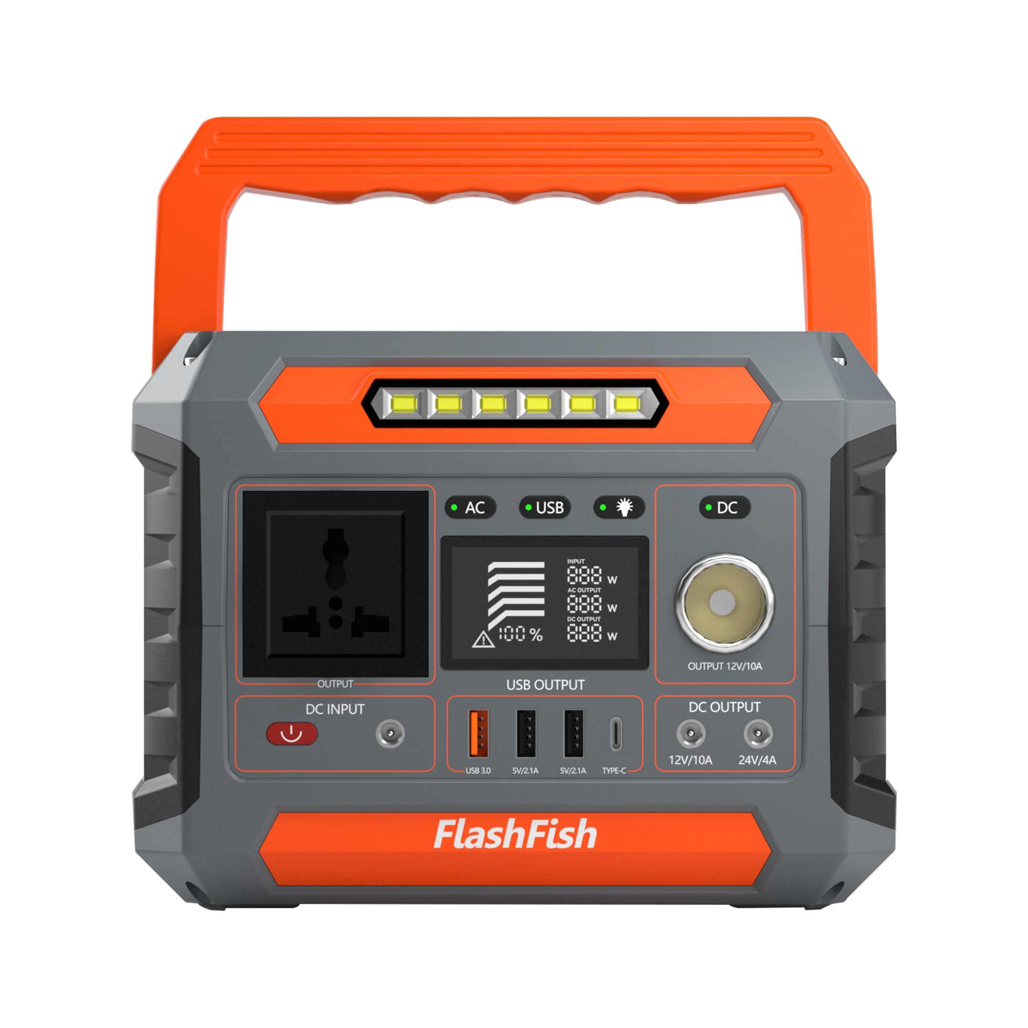 FlashFish P66A Portable Power Station | 260W+288Wh UPS & Wireless
