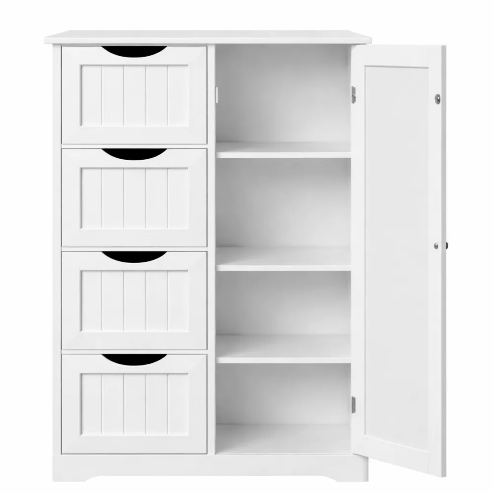 Cassettiera con 4 cassetti per camera da letto-Quiesden