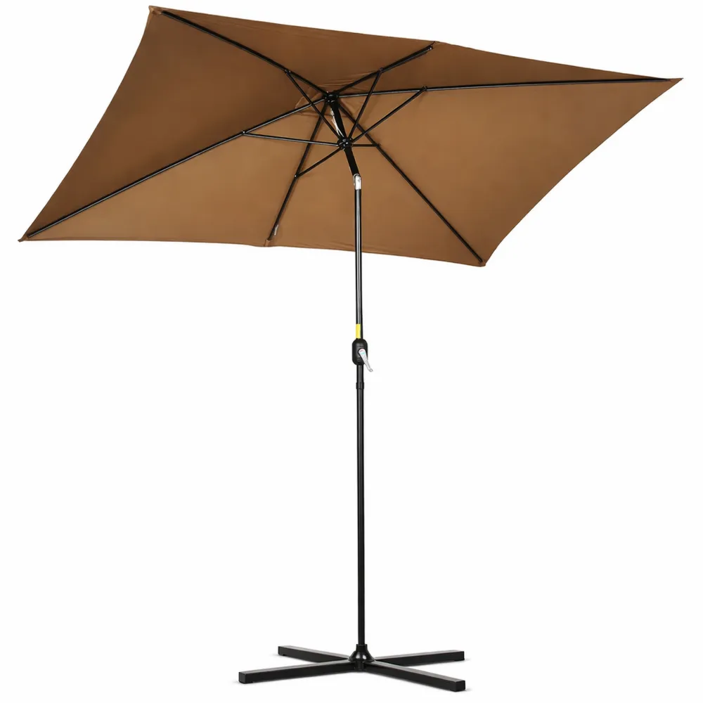 Ombrellone da Giardino Inclinabile 2x3 m con Manovella e Protezione UV-Quiesden