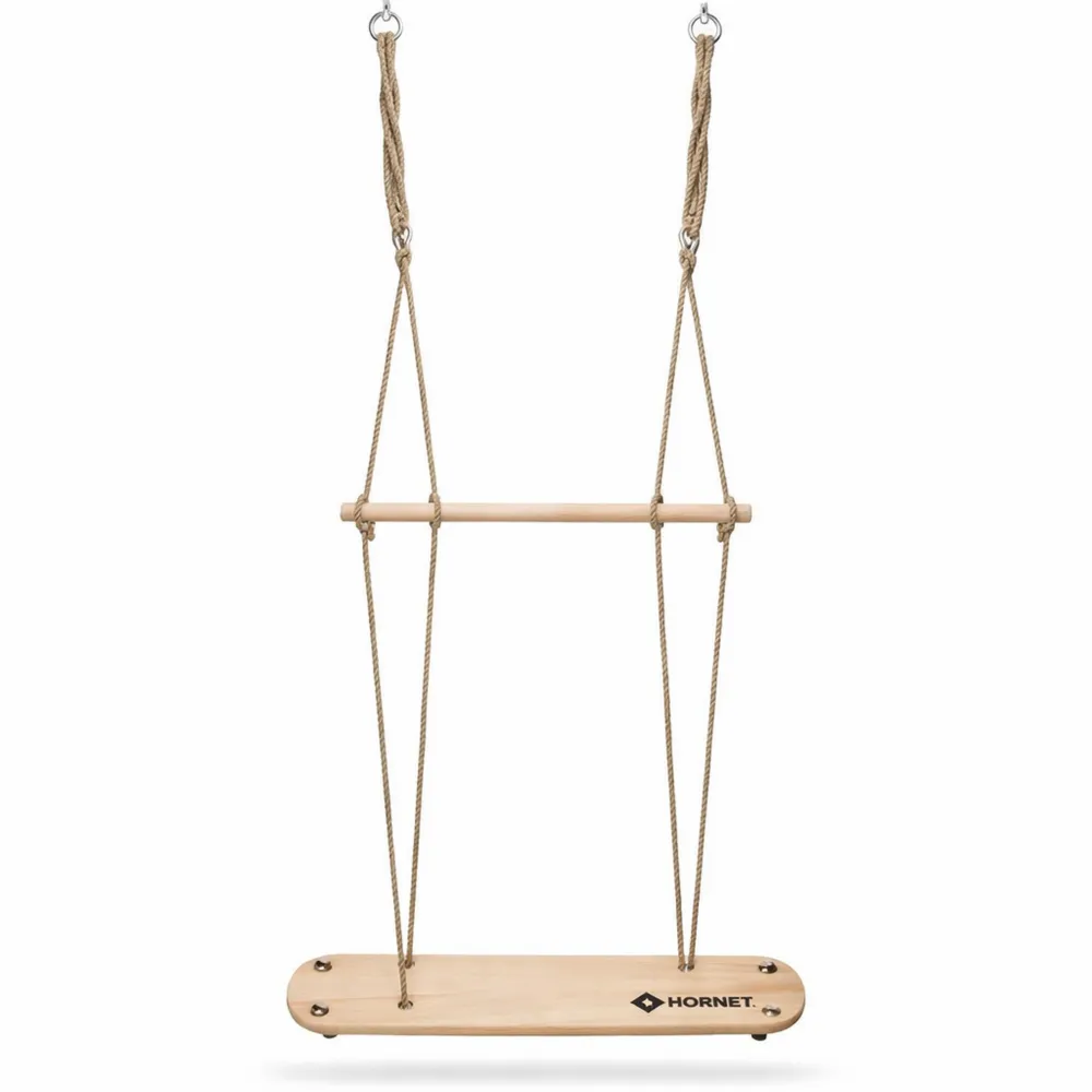 Altalena in Legno per Migliorare Equilibrio e Coordinazione, Superficie Antiscivolo-Braydenest