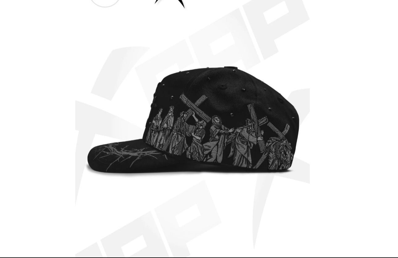 Hat Viacrucis Black Crystals 5