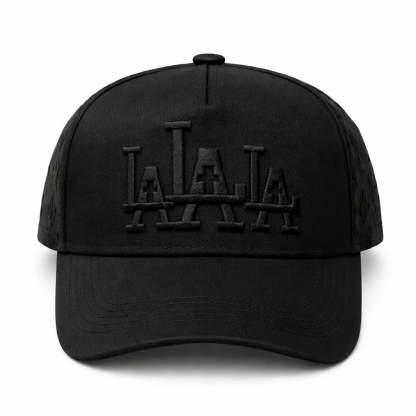 Gorra Negra LA Bordada 3D