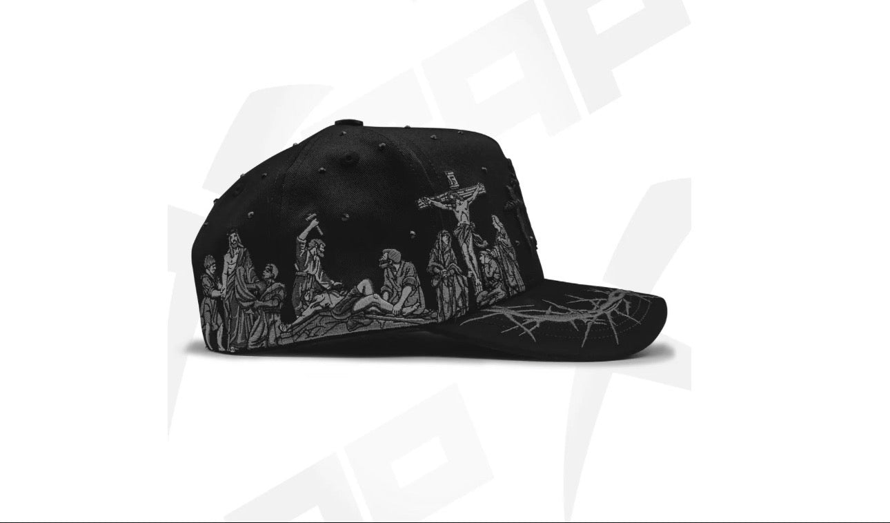 Hat Viacrucis Black Crystals 4