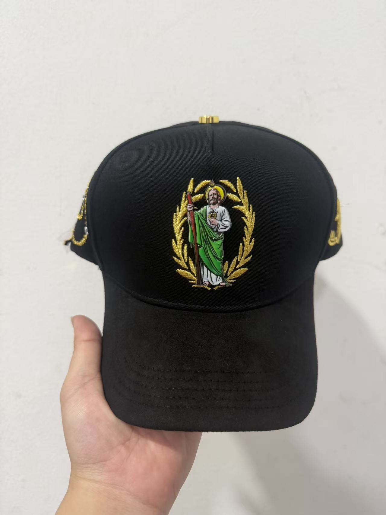 Jesus Embroidered Gold Cap