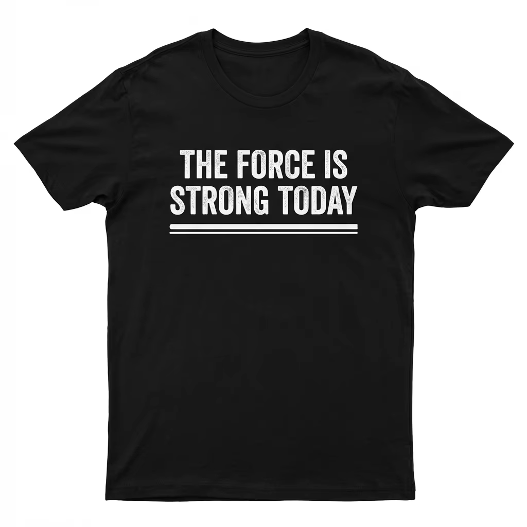 THE FORCE IS STRONG TODAY Geek T-Shirt