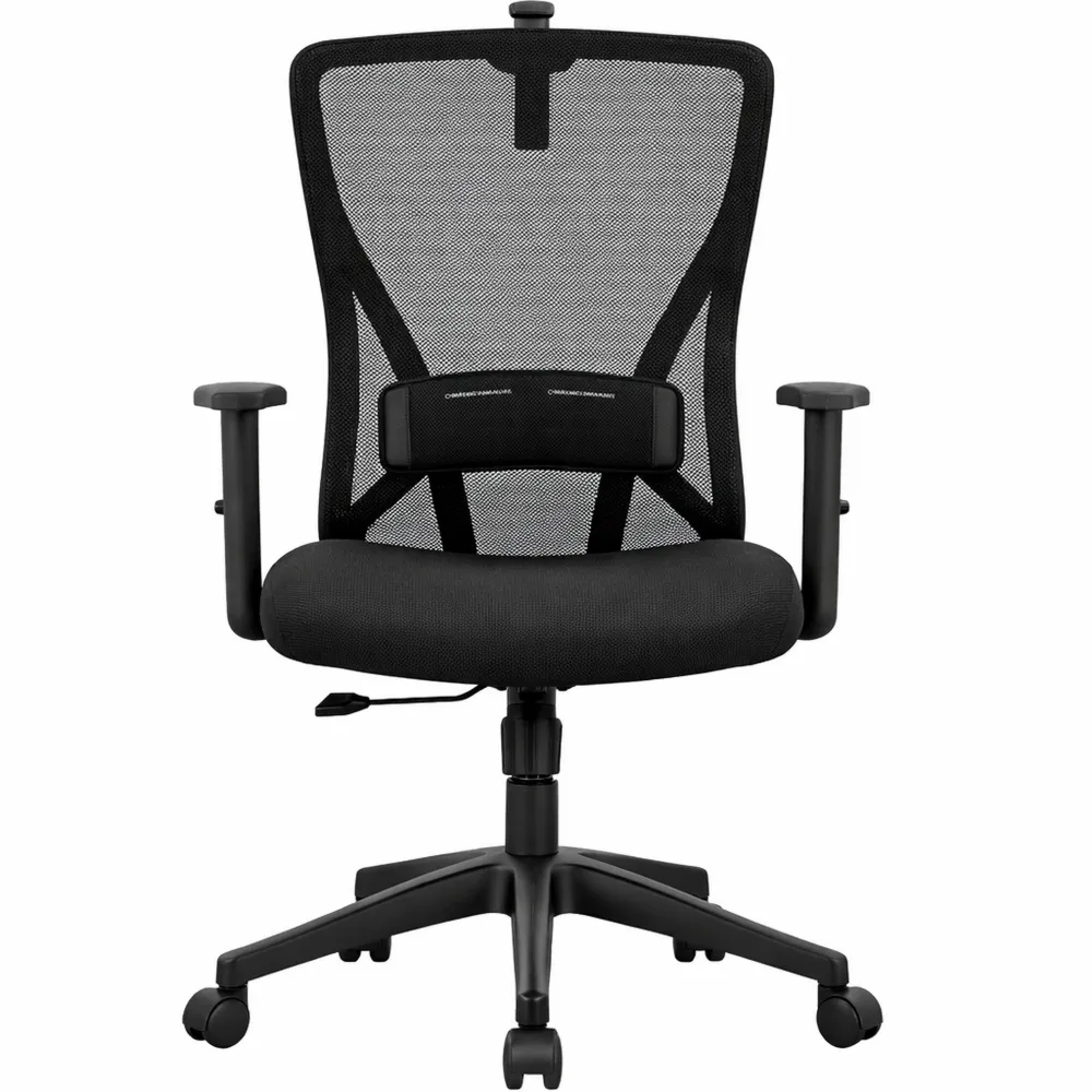 Sedia Ergonomica da Ufficio con Schienale Alto e Supporto Lombare