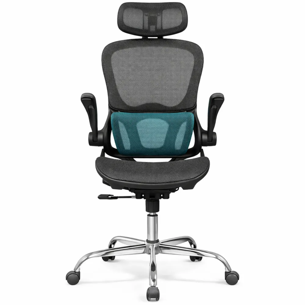 Sedia Ergonomica Ufficio con Schienale Traspirante e Poggiatesta Regolabile