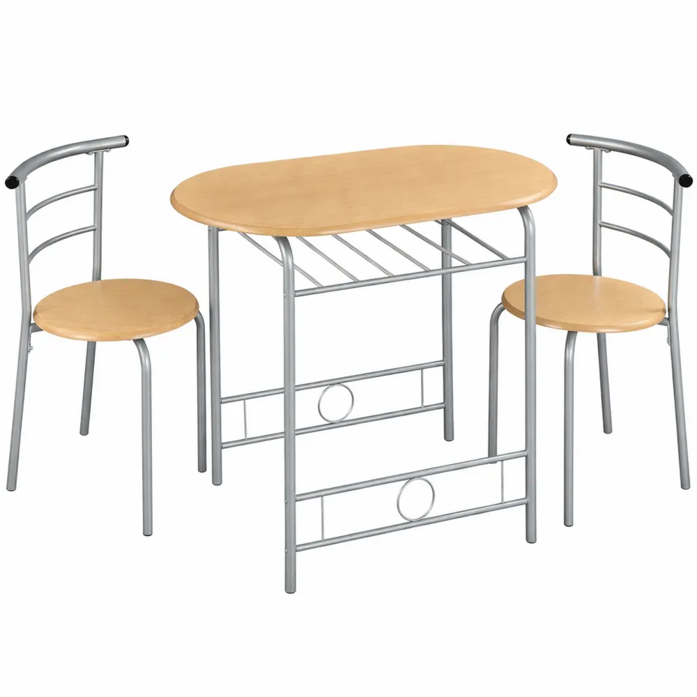 Set Tavolo e Sedie per Sala da Pranzo e Cucina, Ideale per Piccoli Spazi, Stile Salvaspazio