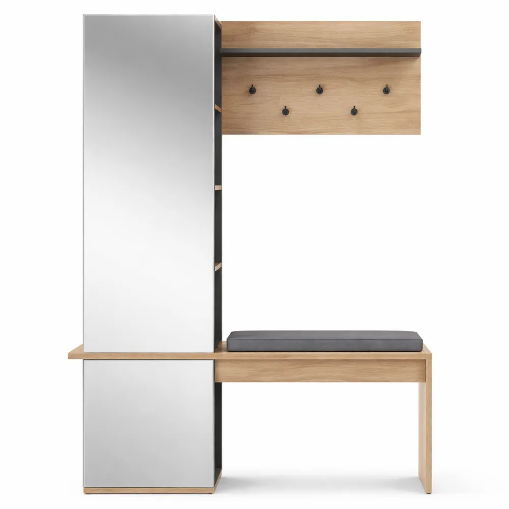 Armadio Ingresso Moderno in Legno, 120 x 190 cm