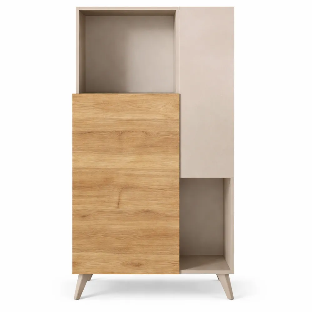 Armadio a 2 Ante Stile Moderno per Cucina e Ingresso