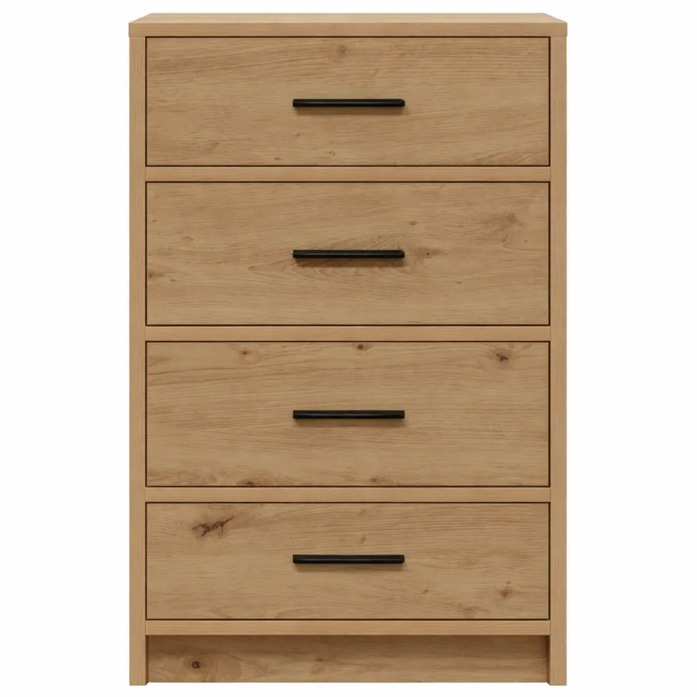 Credenza artigianale in legno multistrato 40x41x75 cm, mobile salvaspazio rettangolare, finitura opaca moderna